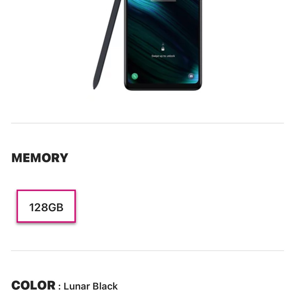 TCL Stylus 5G Smartphone With Built in Stylus.  T-MOBILE, Android